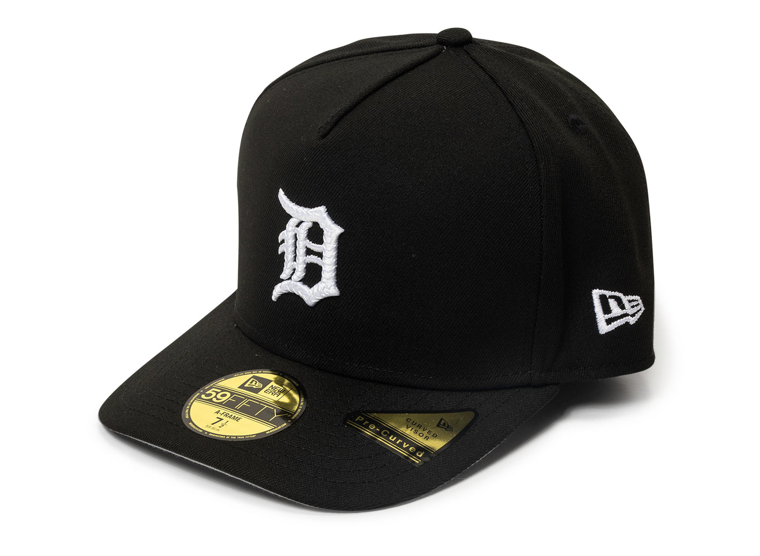 New Era Script Safety Pin Detroit Tigers Fitted Hat v2
