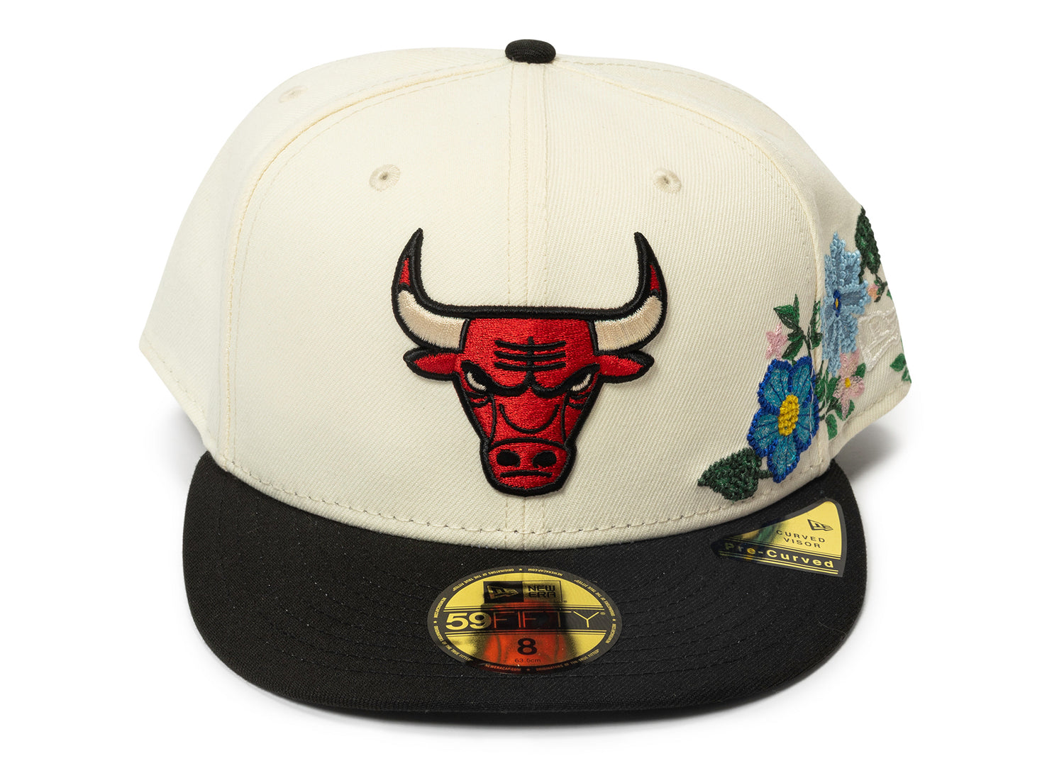 New Era Tonal Florals Chicago Bulls Fitted Hat