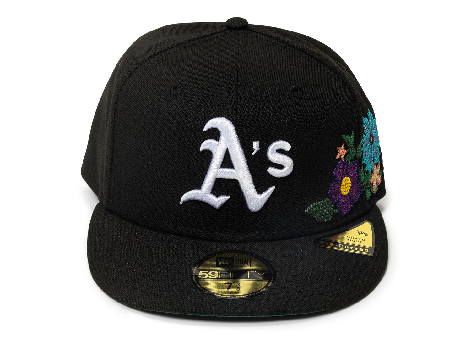 New Era Tonal Florals Oakland Athletics Fitted Hat v2