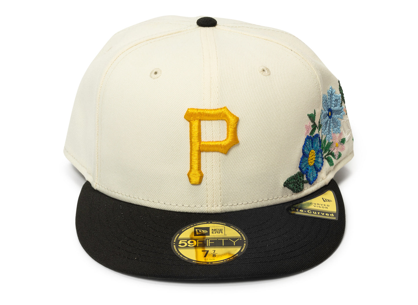 New Era Tonal Florals Pittsburgh Pirates Fitted Hat