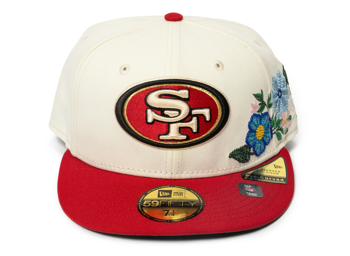 New Era Tonal Florals San Francisco 49ers Fitted Hat
