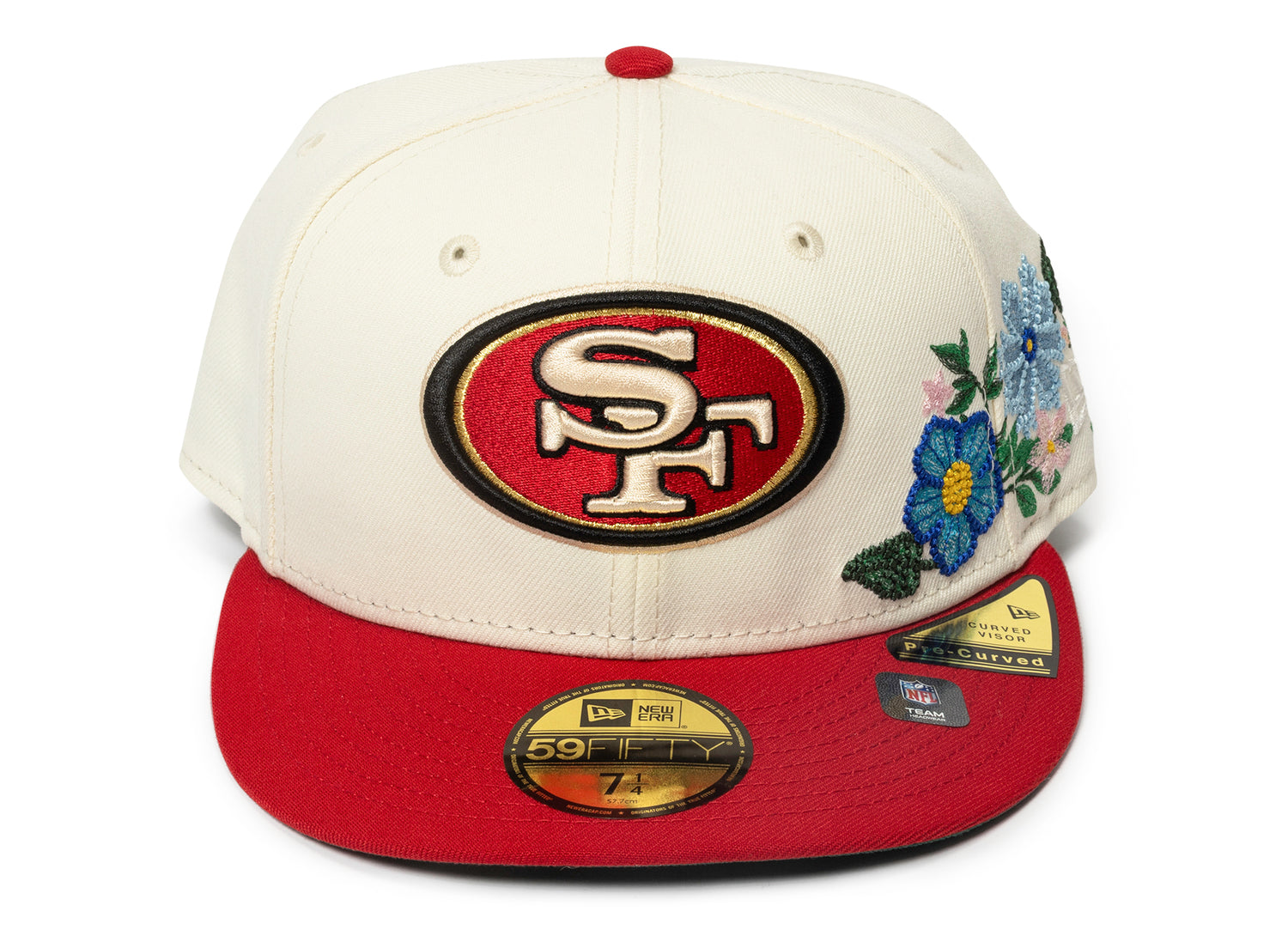 New Era Tonal Florals San Francisco 49ers Fitted Hat
