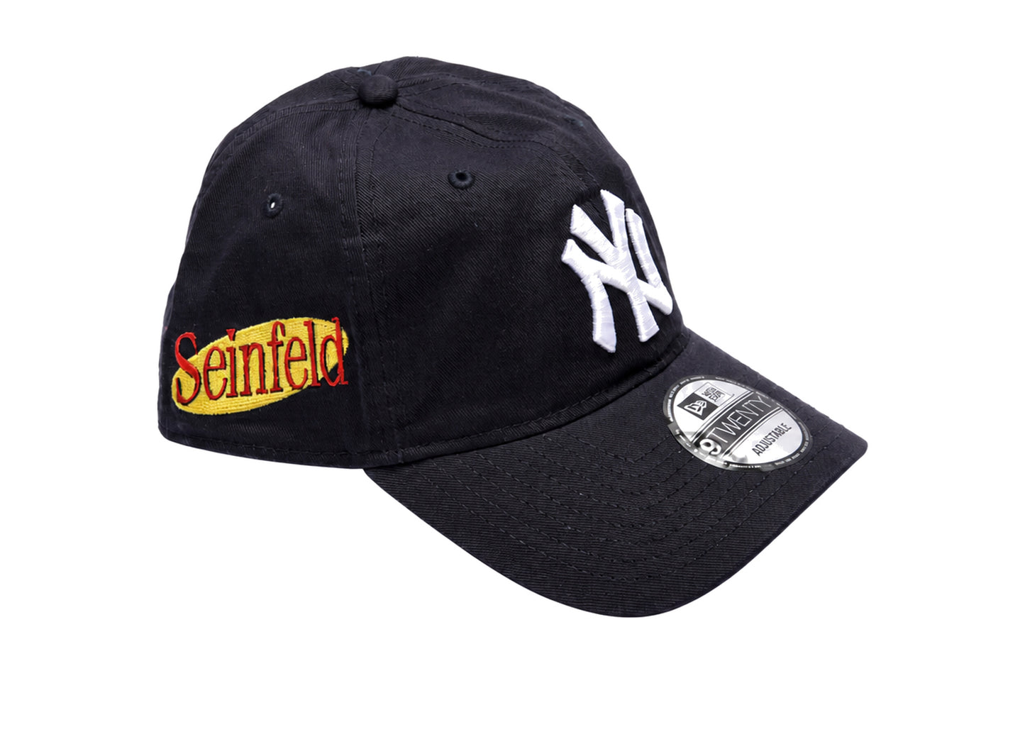 New Era x Seinfeld New York Yankees 9TWENTY adjustable hat in Navy, cap, view 2