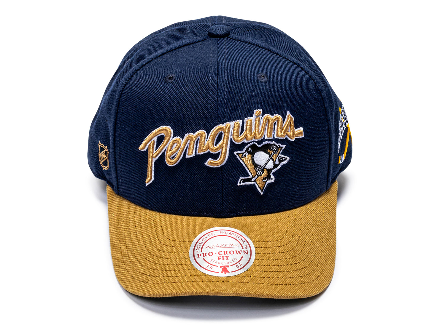 NHL Just Don Wave Script Pro Strapback 'Pittsburgh Penguins'