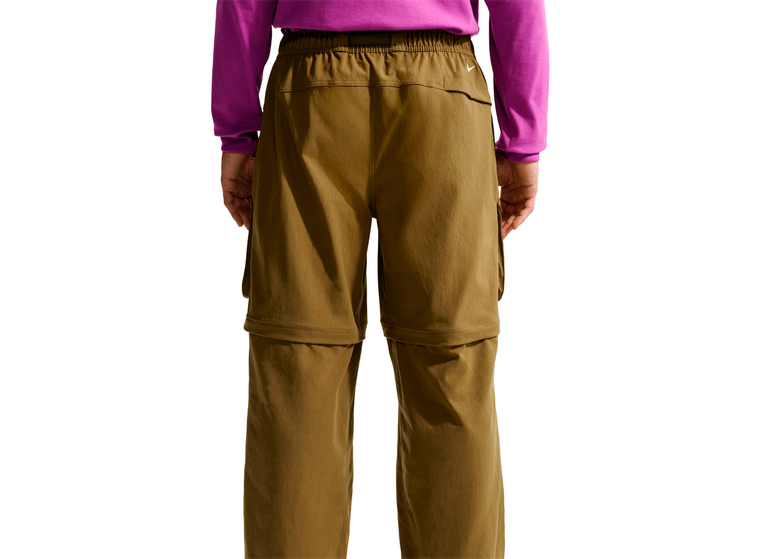 Nike ACG "Smith Summit" Zip Cargo Pants in Olive Flak — view 5