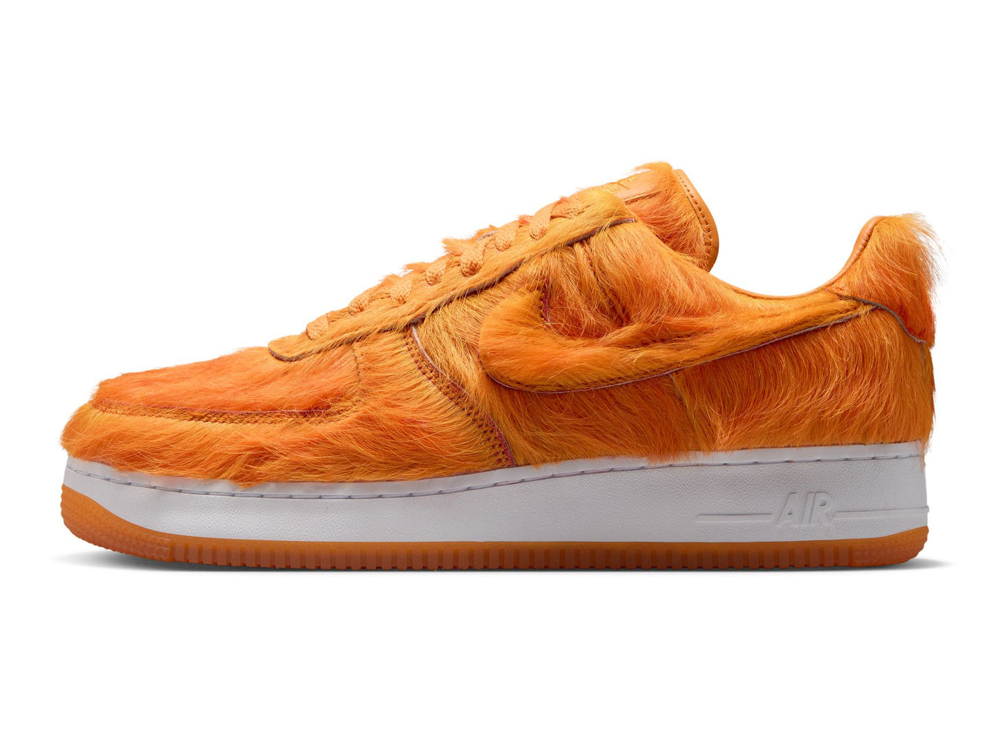Nike Air Force 1 Low 'Orange Pony Hair' in Campfire Orange / Sunset - view 2