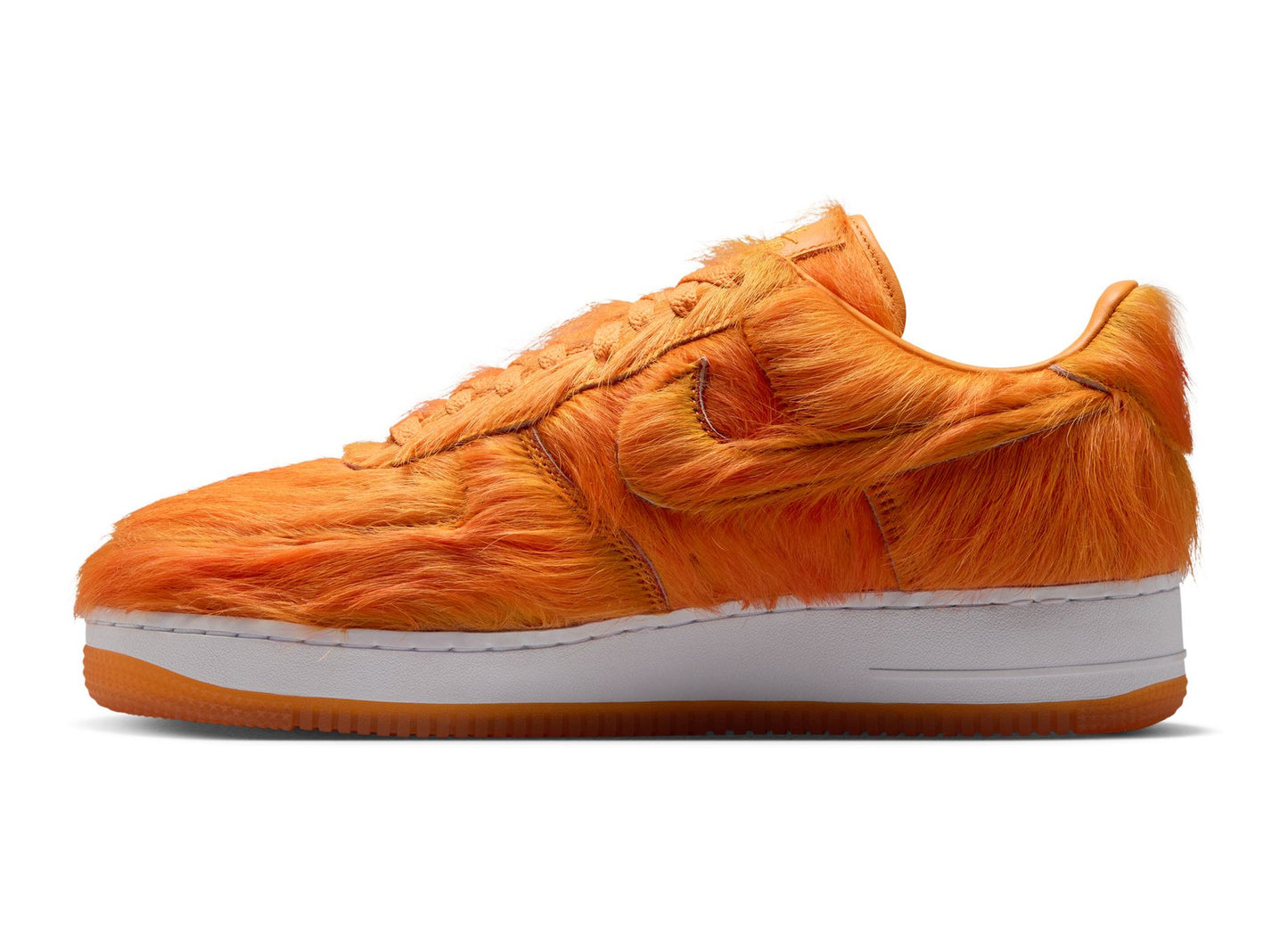 Nike Air Force 1 Low 'Orange Pony Hair' in Campfire Orange / Sunset - view 6