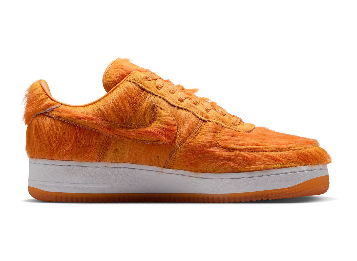 Nike Air Force 1 Low 'Orange Pony Hair' in Campfire Orange / Sunset - view 7