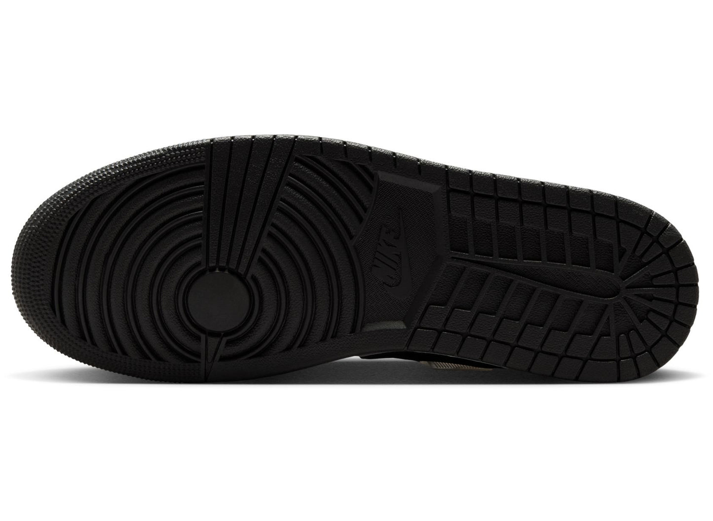 Air Jordan 1 Low SE in Weiß / Schwarz / Metallic Silber