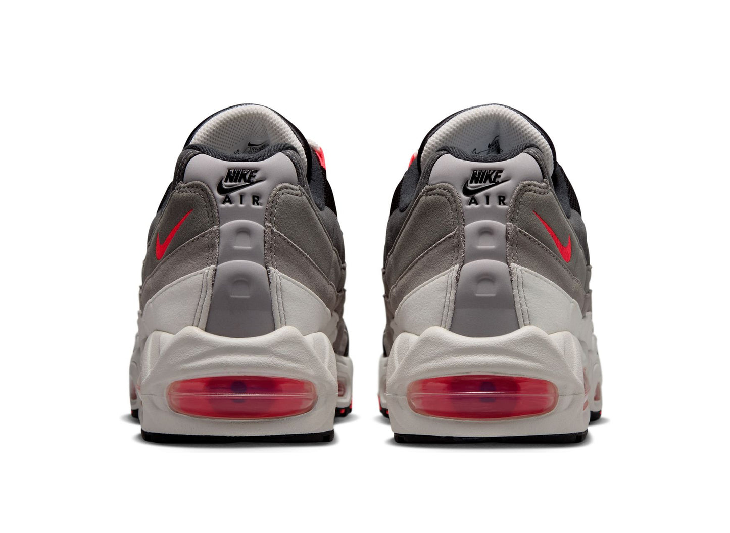 Nike Air Max 95 Big Bubble Premium in Anthracite / Solar Red
