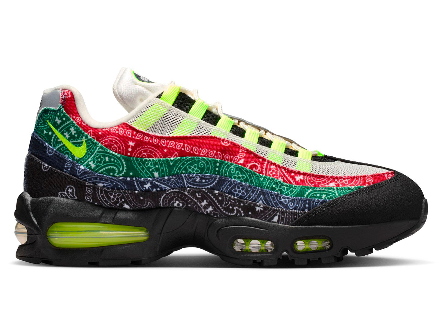 Nike Air Max 95 Big Bubble SP in Sail / Volt