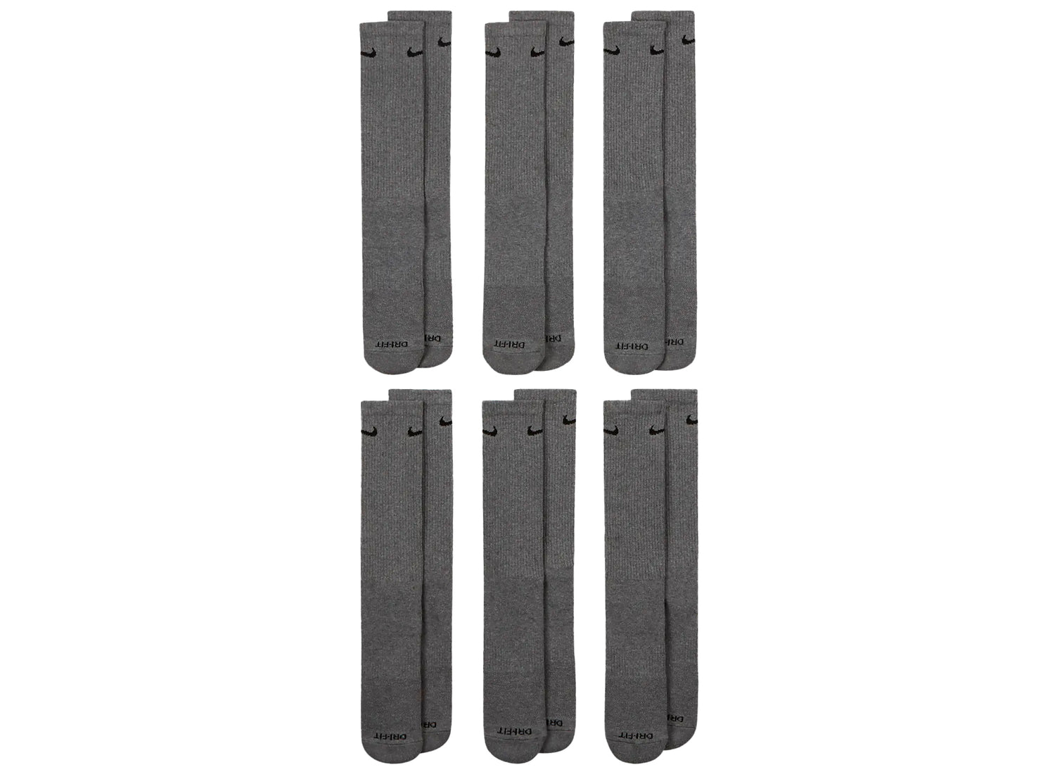 Nike Everyday Plus Cushioned Crew Socks 6 Pack