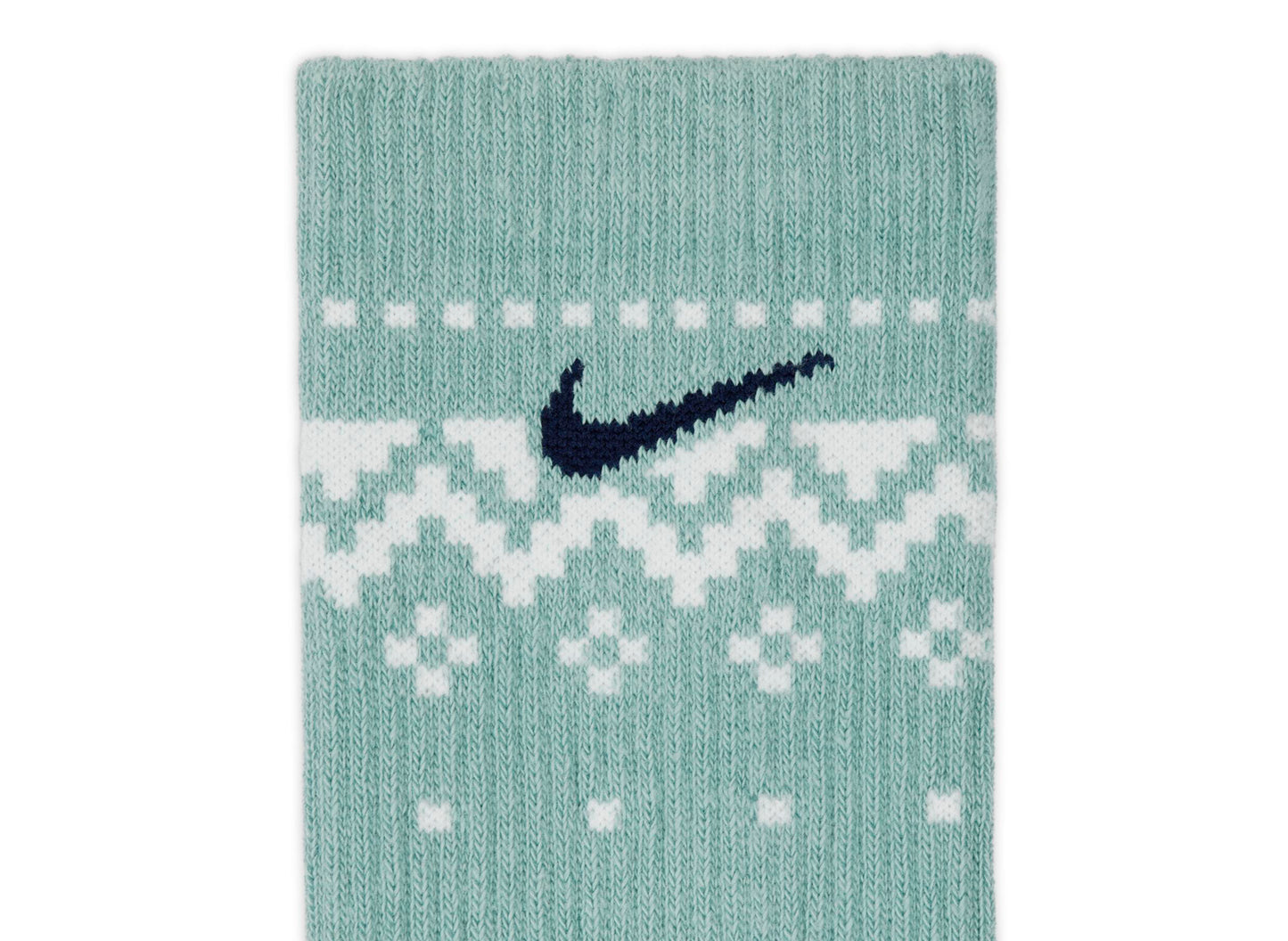 Nike Everyday Plus Cushioned Winter Wonderland Crew Socks in Blue — view 3