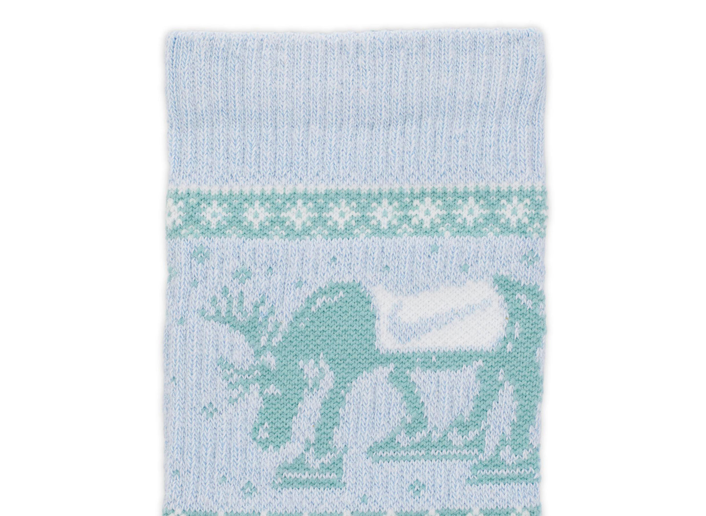 Nike Everyday Plus Cushioned Winter Wonderland Crew Socks in Blue — view 4