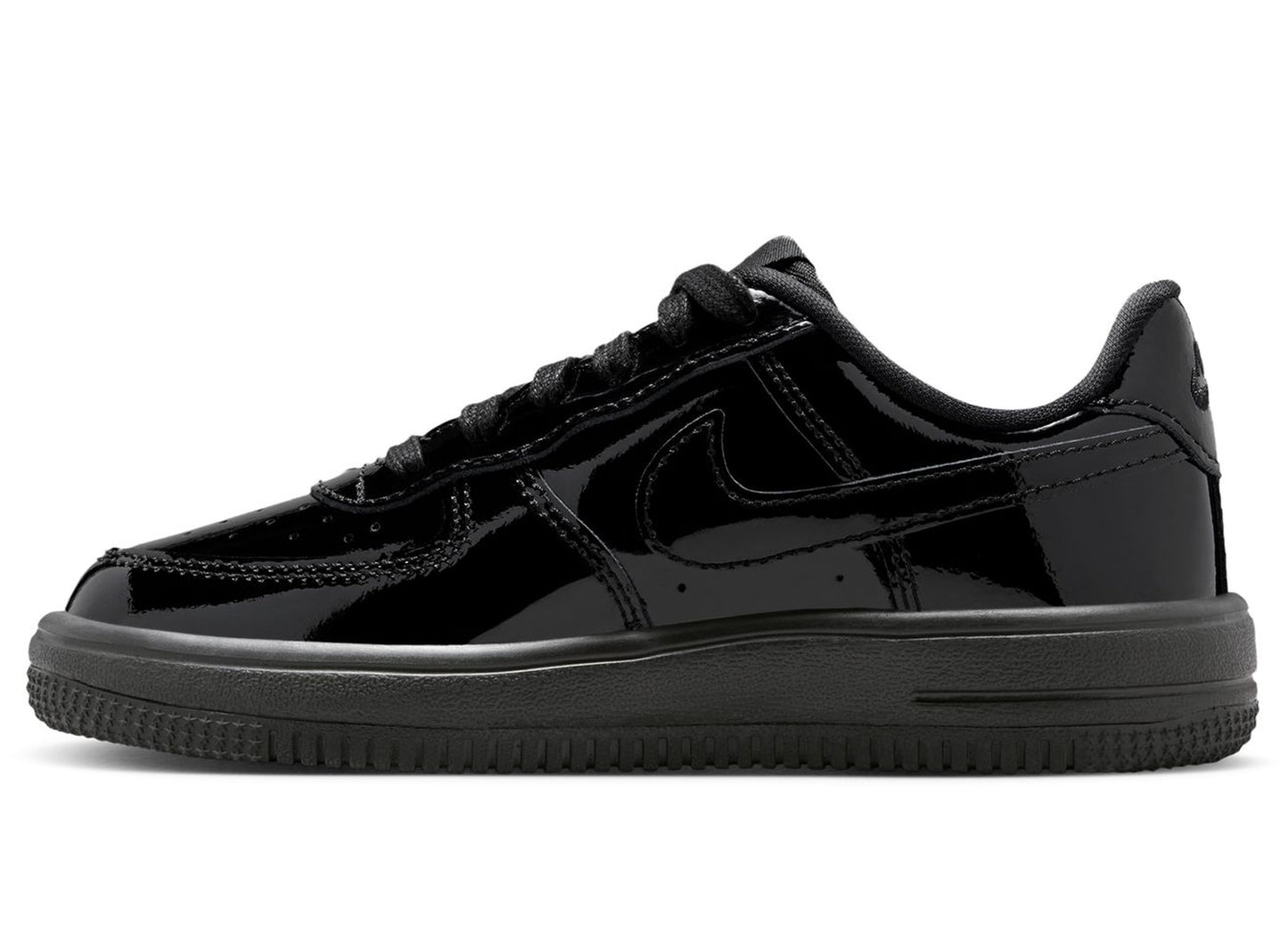 GS Nike Force 1 Low LV8 BP Lace in Schwarz