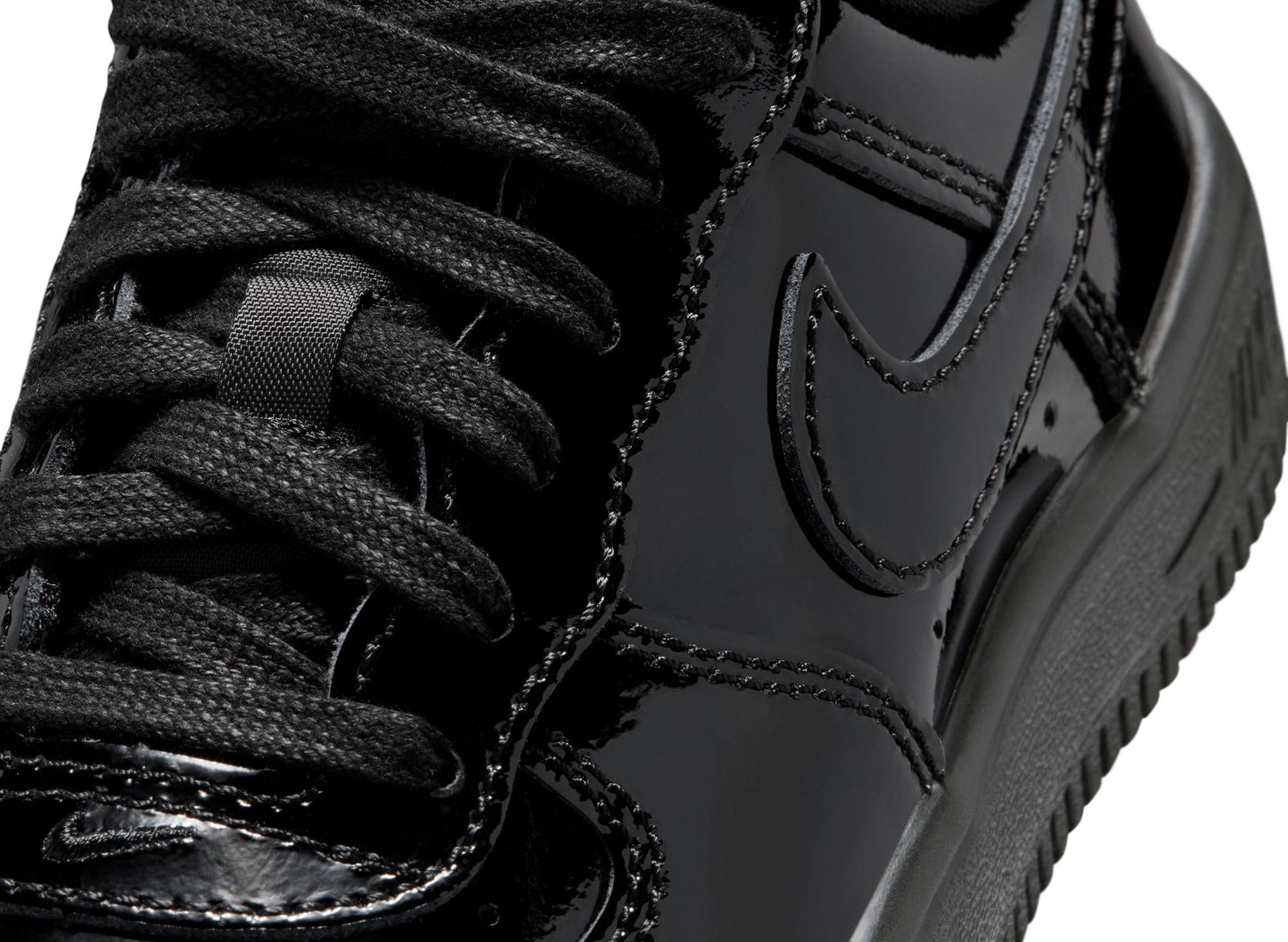 GS Nike Force 1 Low LV8 BP Lace in Schwarz