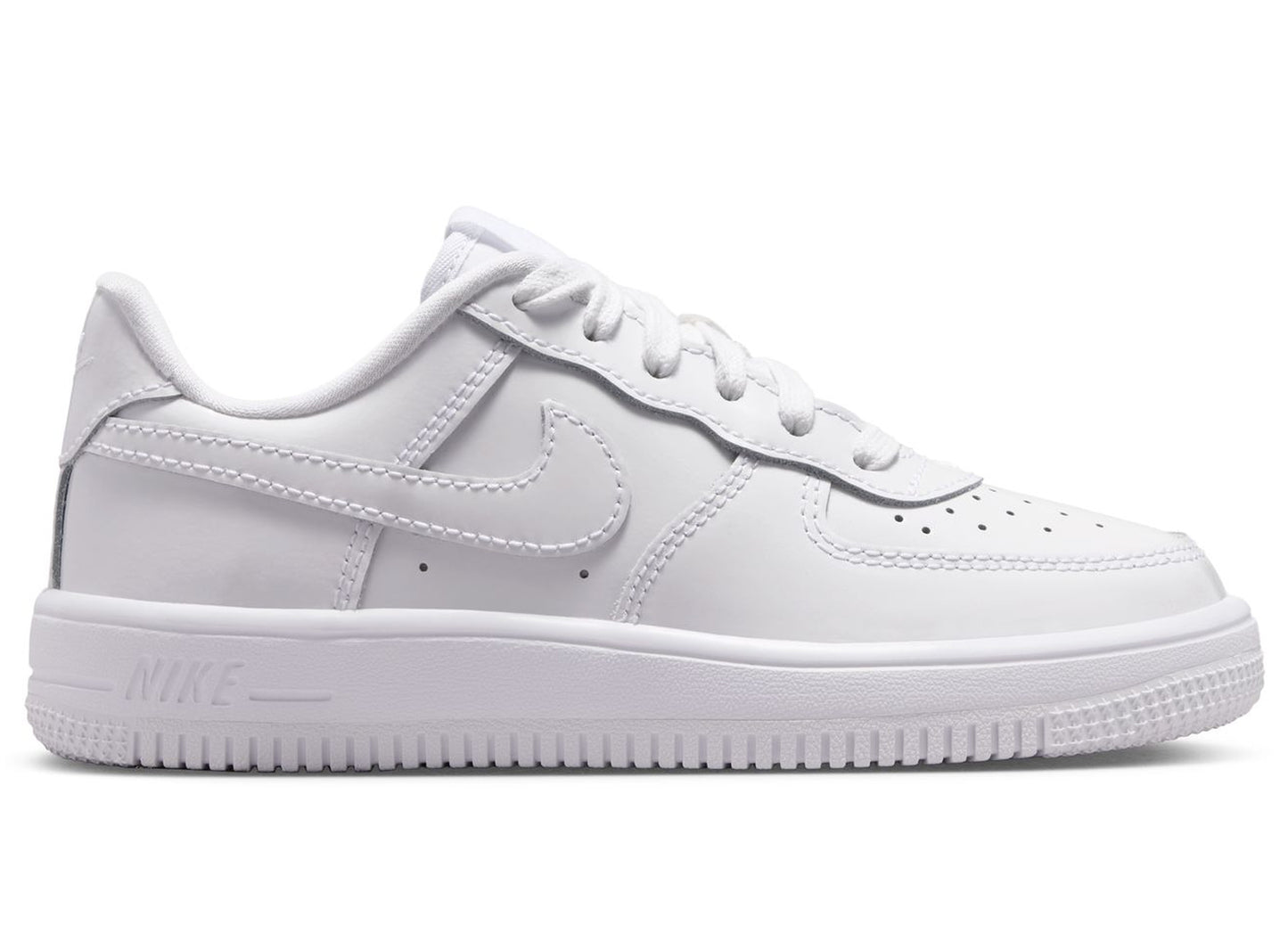 GS Nike Force 1 Low LV8 BP Lace in Weiß