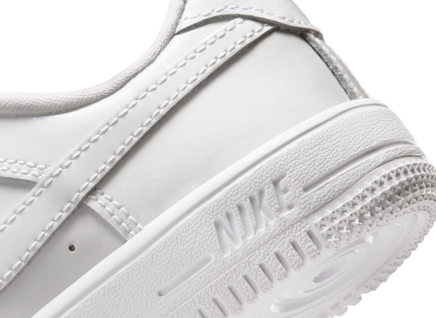 GS Nike Force 1 Low LV8 BP Lace in Weiß