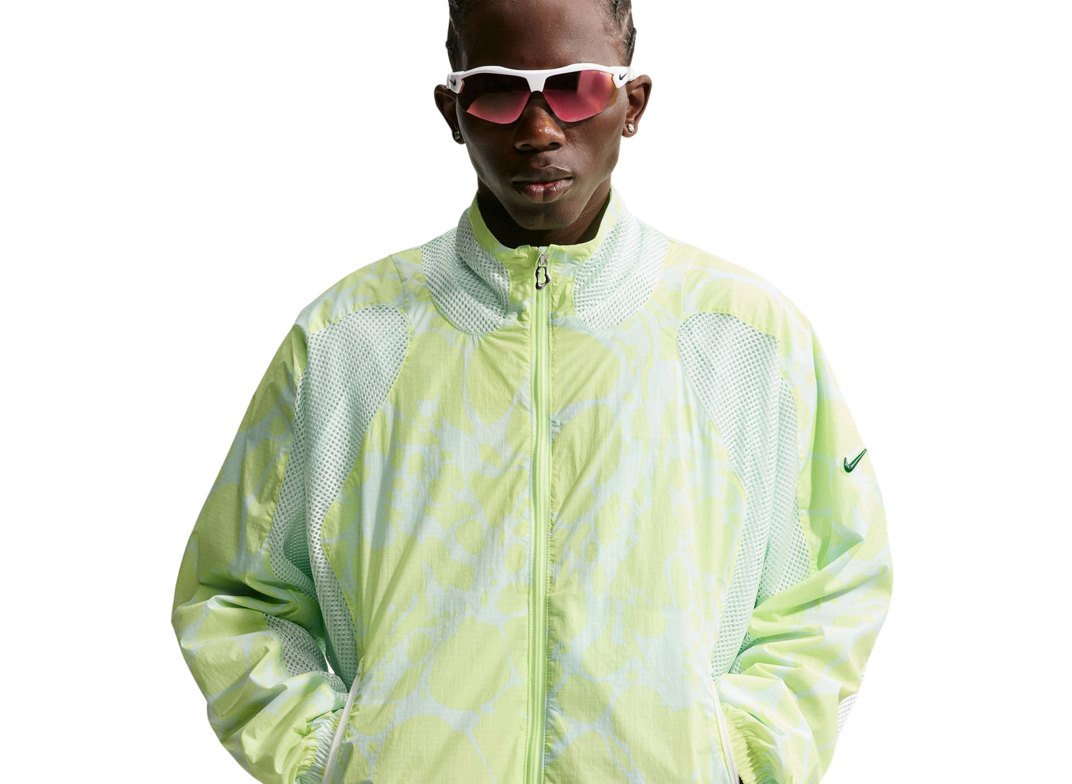 Nike Project F.R.O.G. Gooey Track Jacket in Barely Volt — view 3