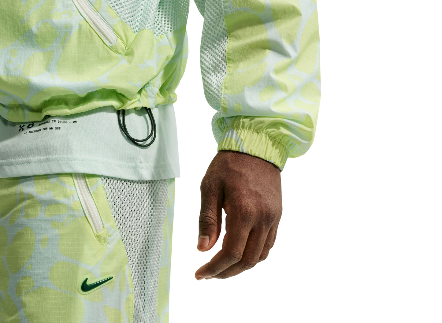 Nike Project F.R.O.G. Gooey Track Jacket in Barely Volt — view 6