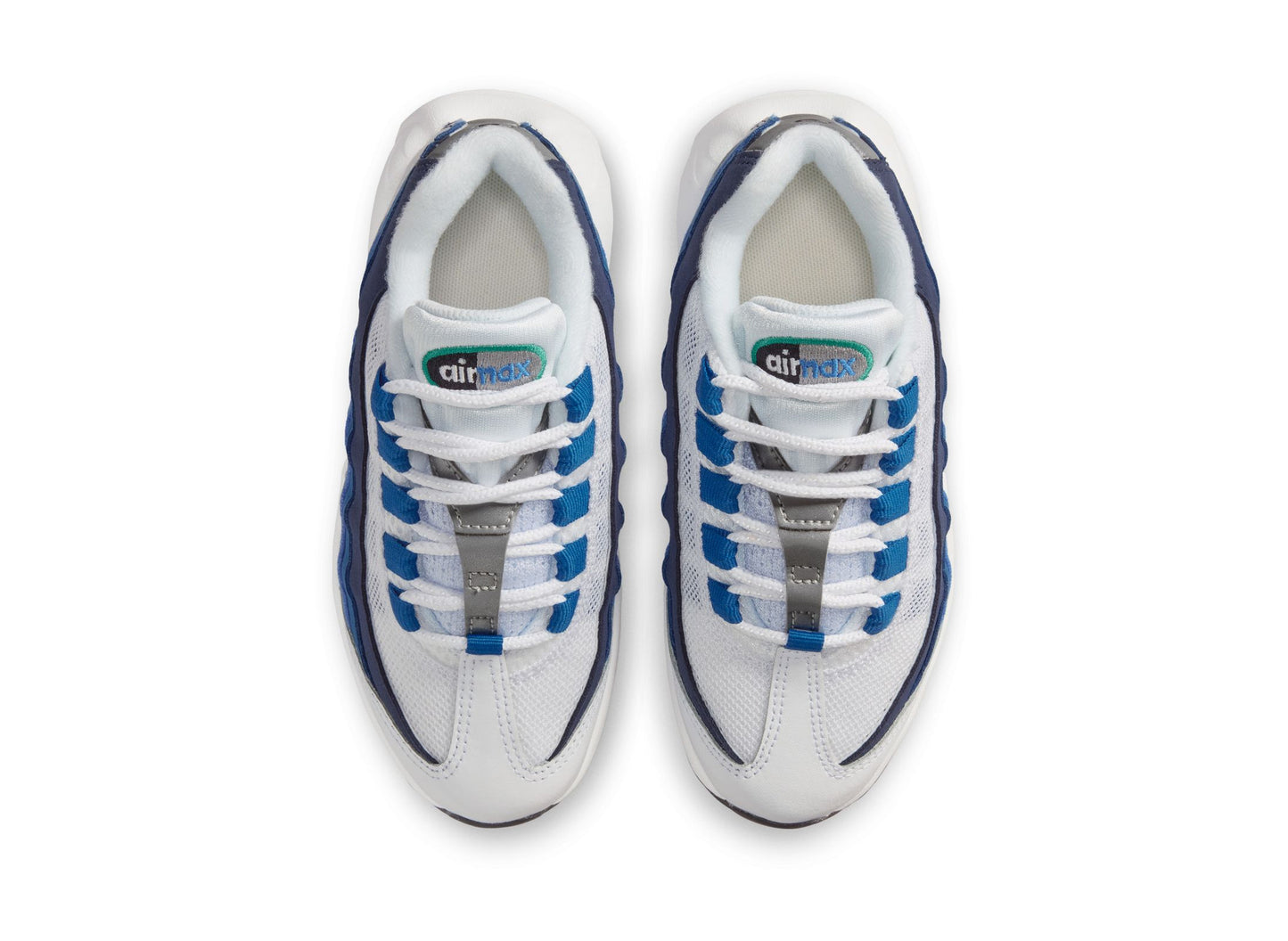 PS Nike Air Max 95 Premium in White / Lake Blue - view 4
