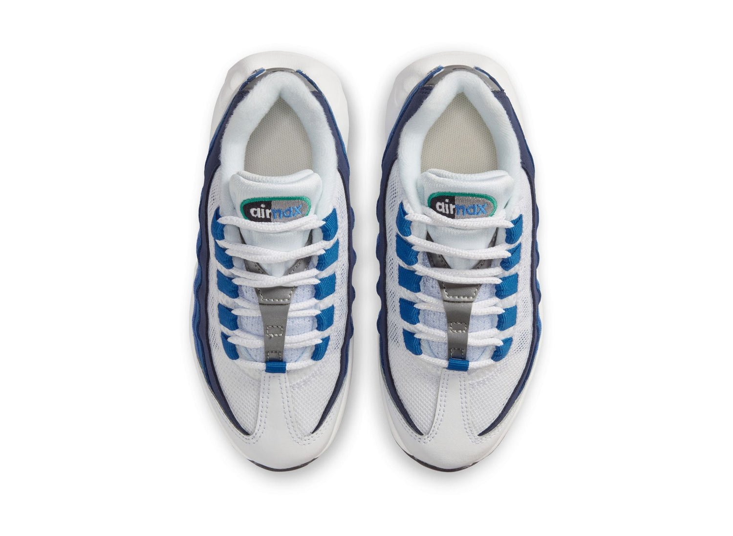 PS Nike Air Max 95 Premium in White / Lake Blue - view 4