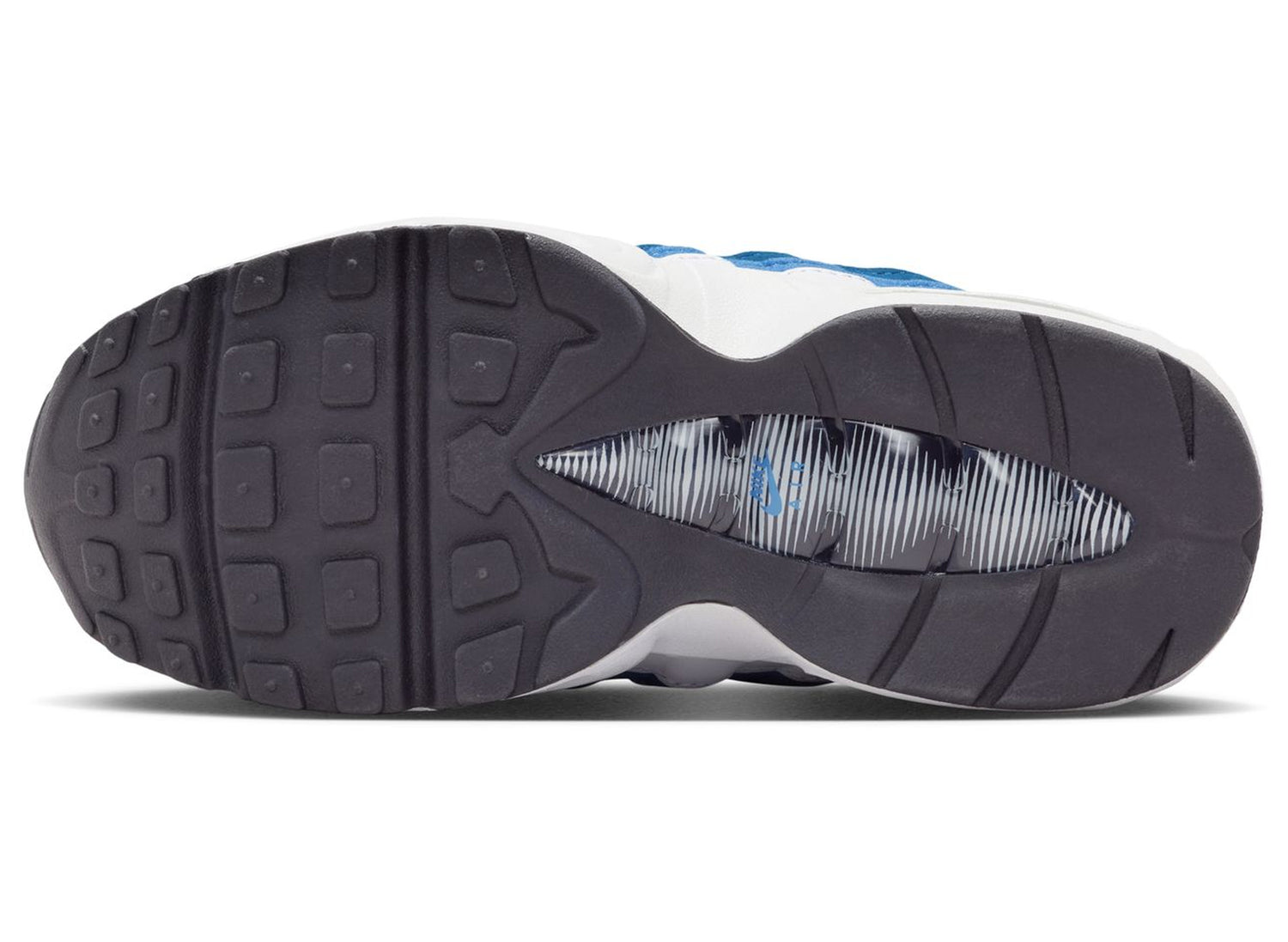 PS Nike Air Max 95 Premium in White / Lake Blue - view 5