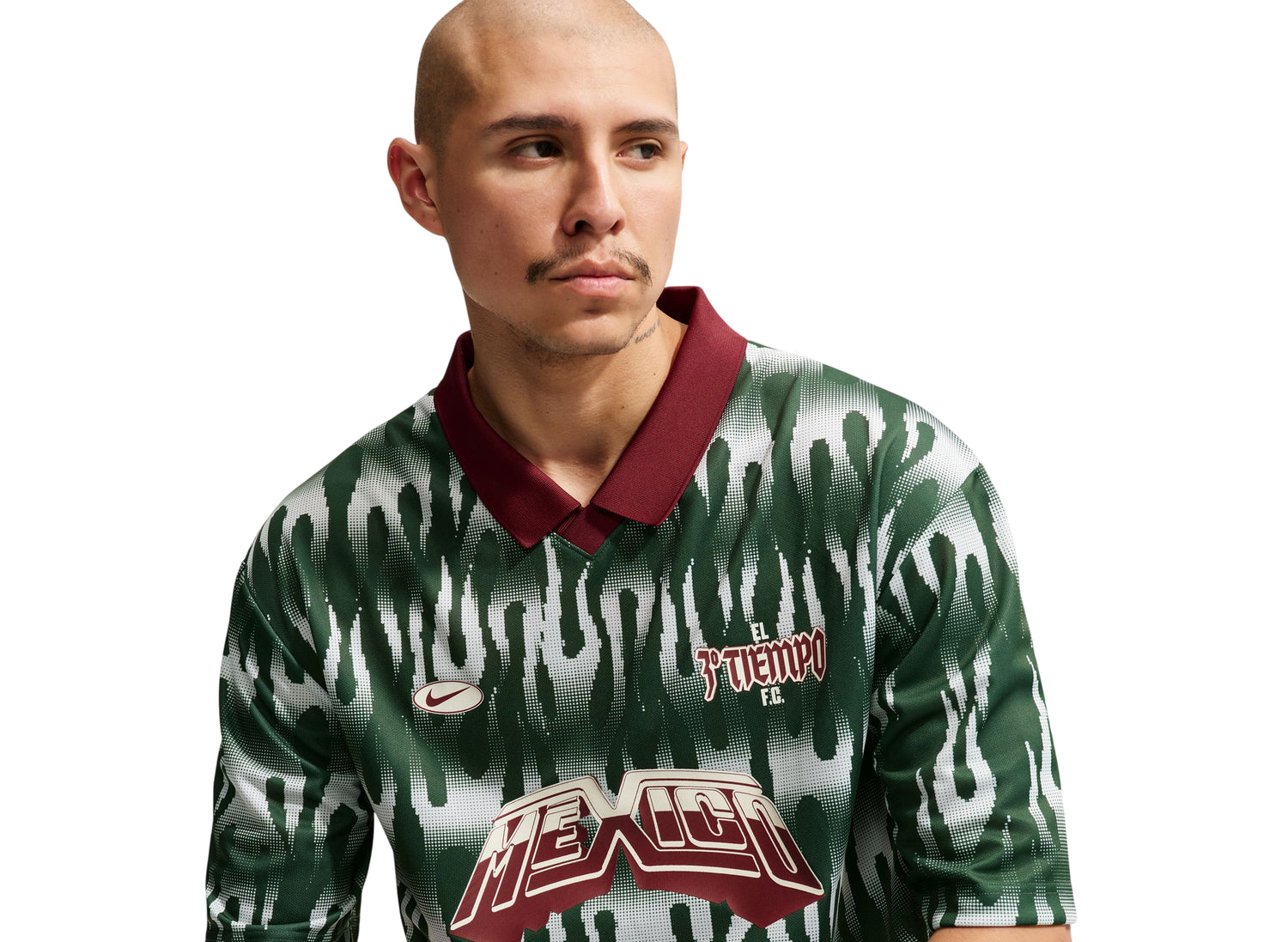 Nike Sportswear Goalie Top Mexico in 'Fir / Phantom' — view 4
