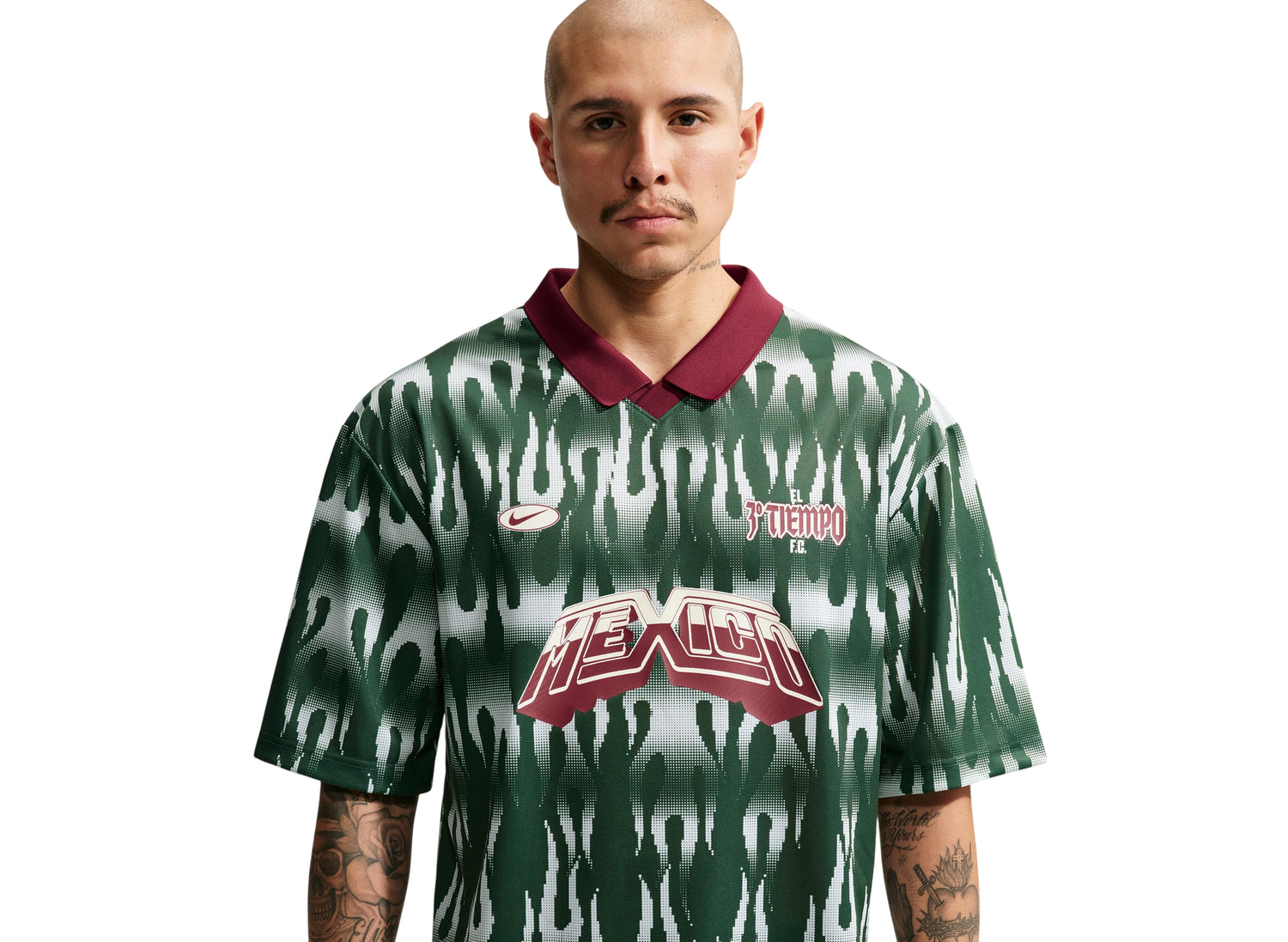 Nike Sportswear Goalie Top Mexico in 'Fir / Phantom' — view 5