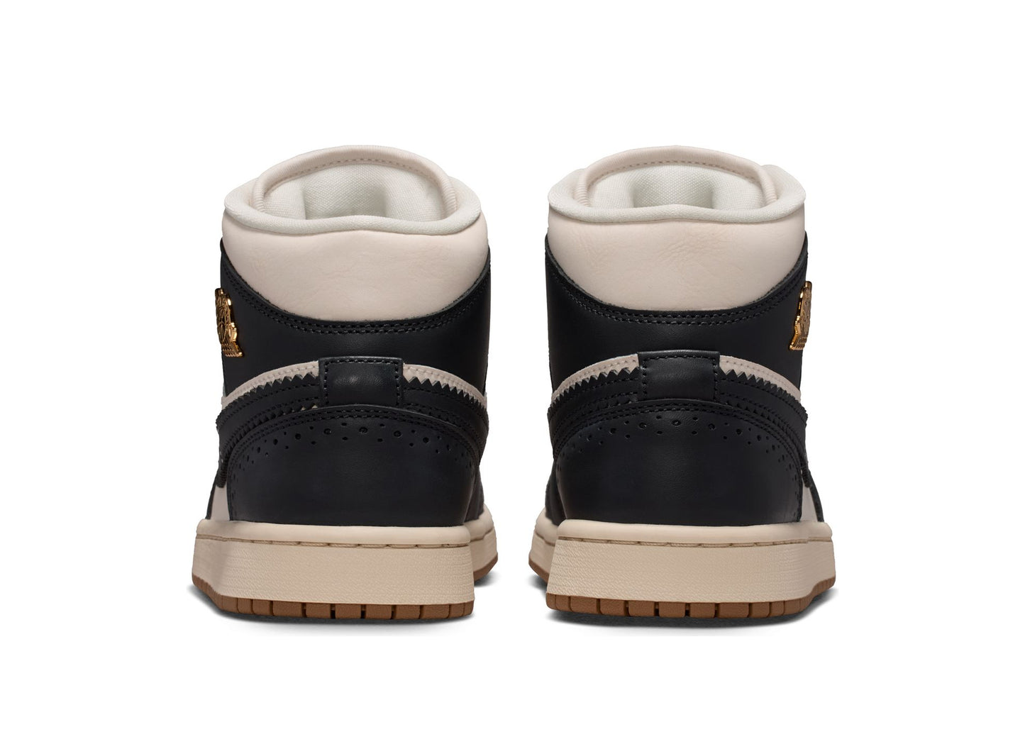 Women's Air Jordan 1 Mid SE in Off Noir / Chalk