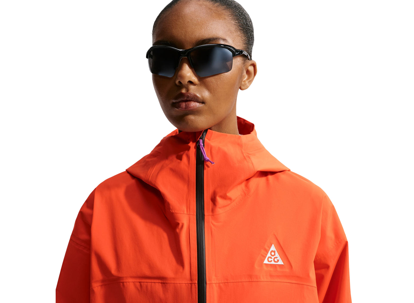 Women's Nike ACG "Morpho" Storm-FIT ADV Rain Jacket in Safety Orange — view 4