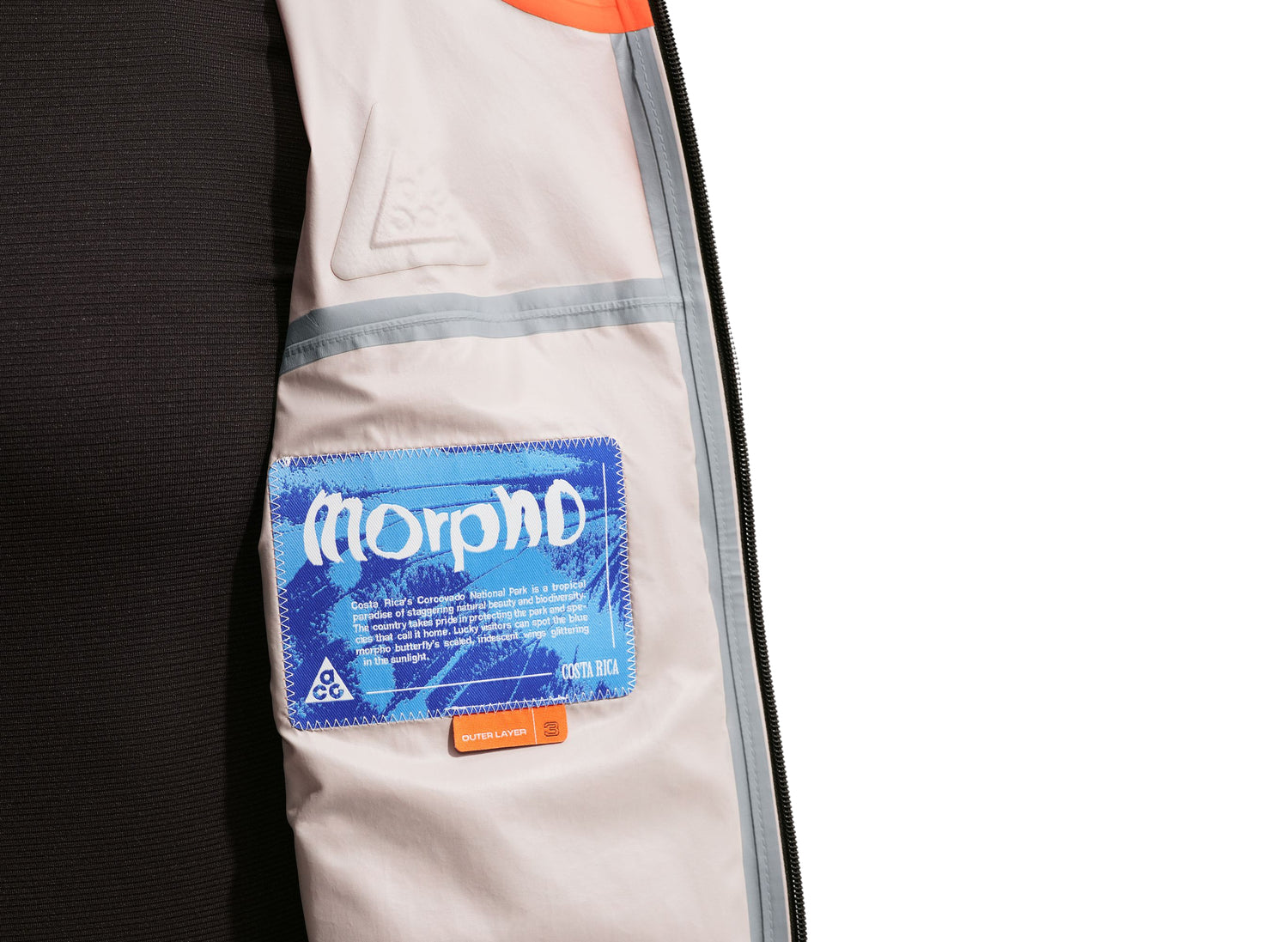Women's Nike ACG "Morpho" Storm-FIT ADV Rain Jacket in Safety Orange — view 6