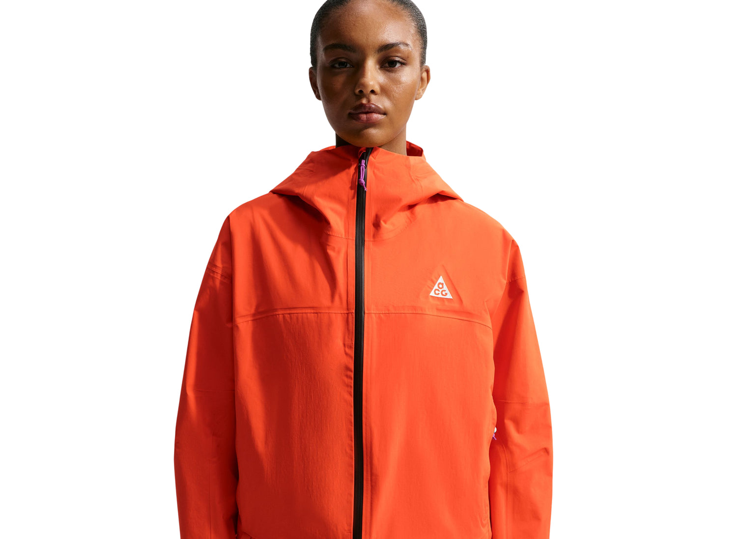 Women's Nike ACG "Morpho" Storm-FIT ADV Rain Jacket in Safety Orange — view 11