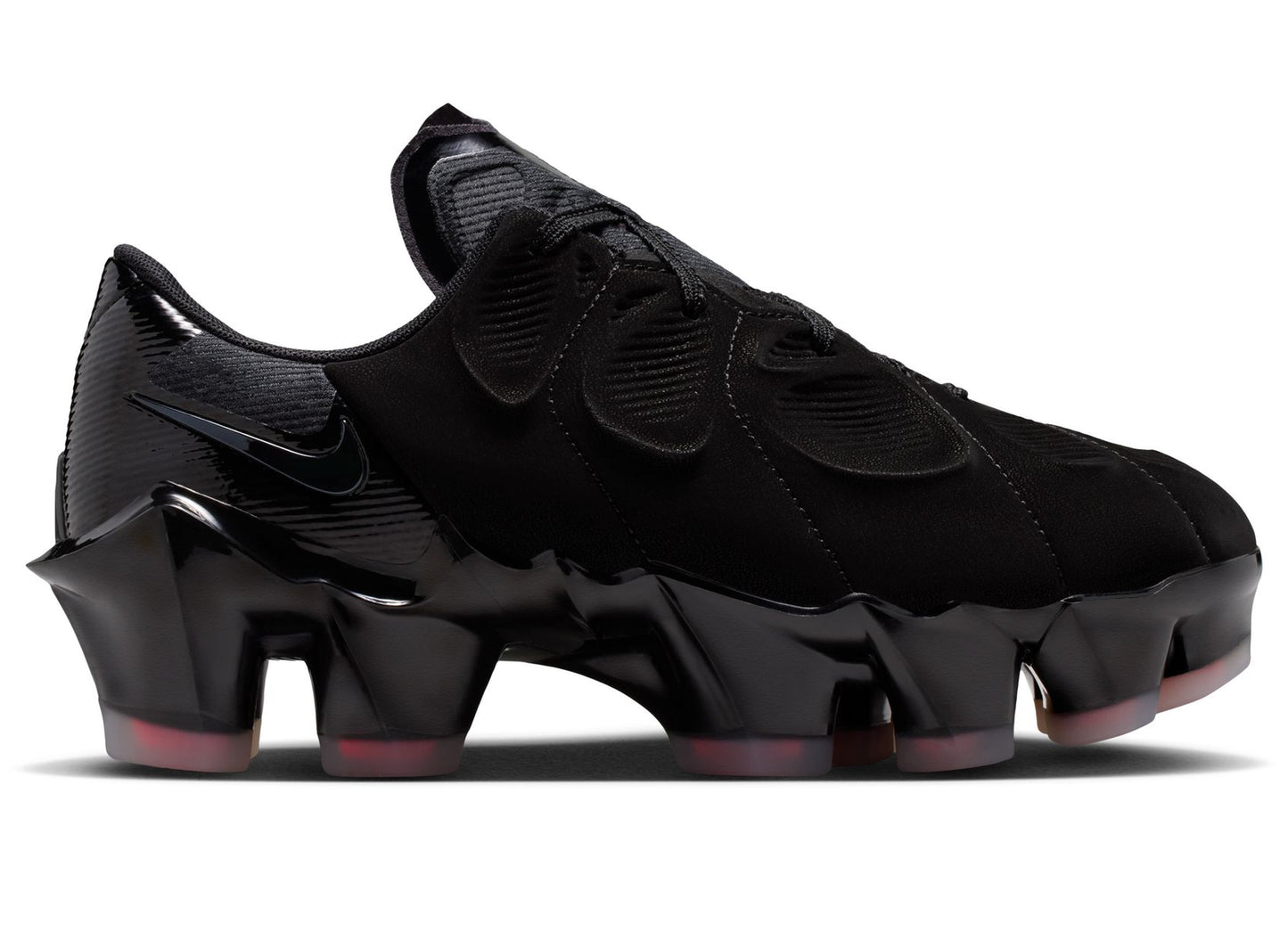 Women's Nike First Sight Mirage in Black / Flash Crimson