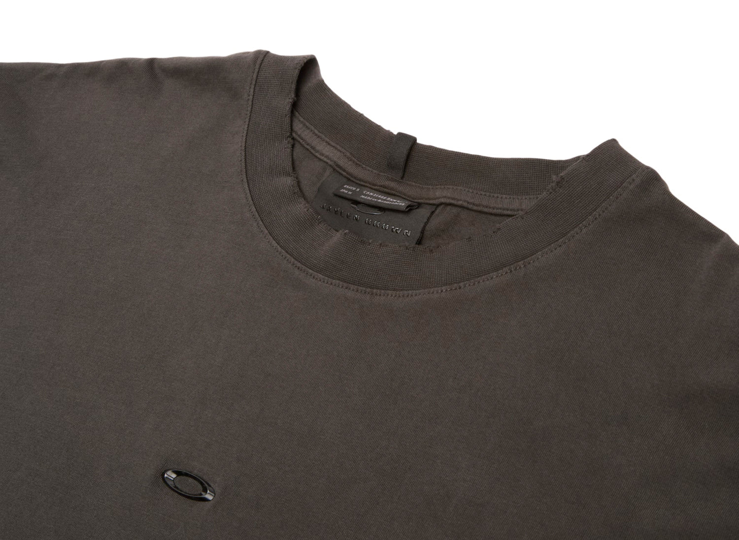 Oakley x Jaylen Brown Latitude Veil LS Tee in Nearly Black — view 3