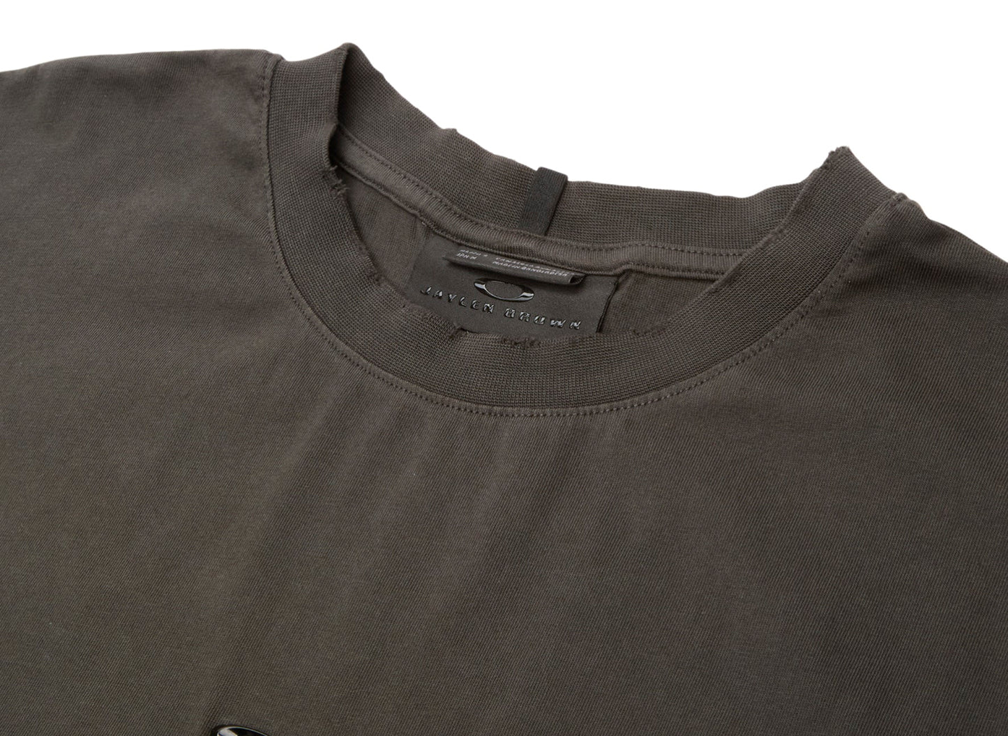 Oakley x Jaylen Brown Latitude Veil Tee in Nearly Black — view 3