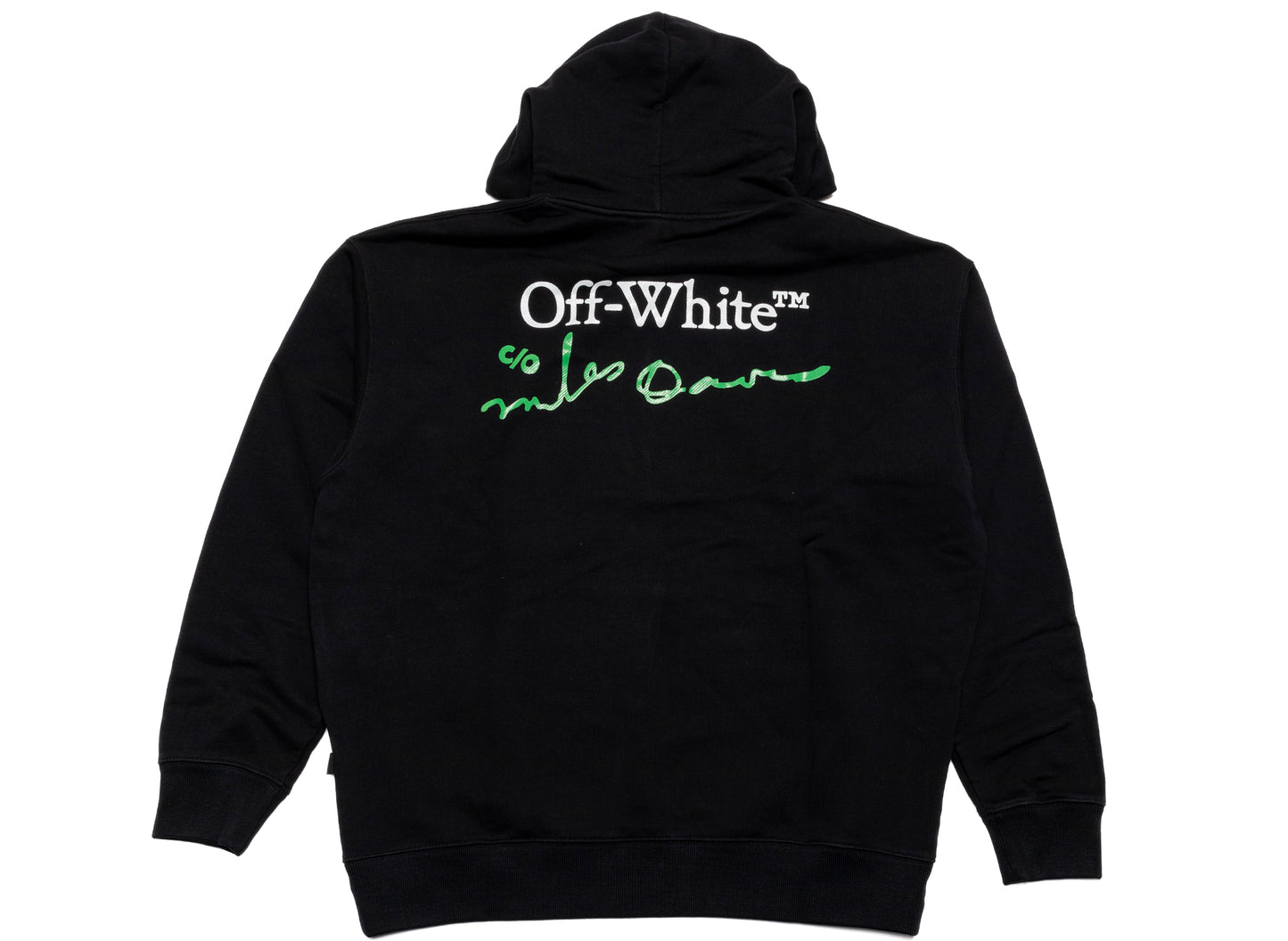 OFF-WHITE MD League Skate Hoodie in Black, men's hooded sweatshirt, view 3