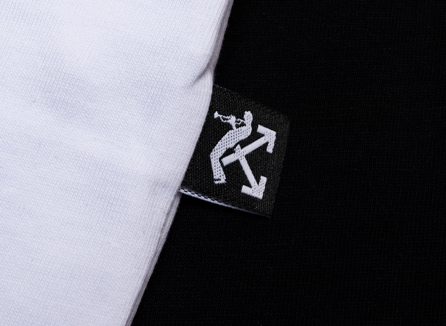 OFF-WHITE MD Yesternow Double Sleeve Regular Long Sleeve T-Shirt in White, men's t-shirt, view 2