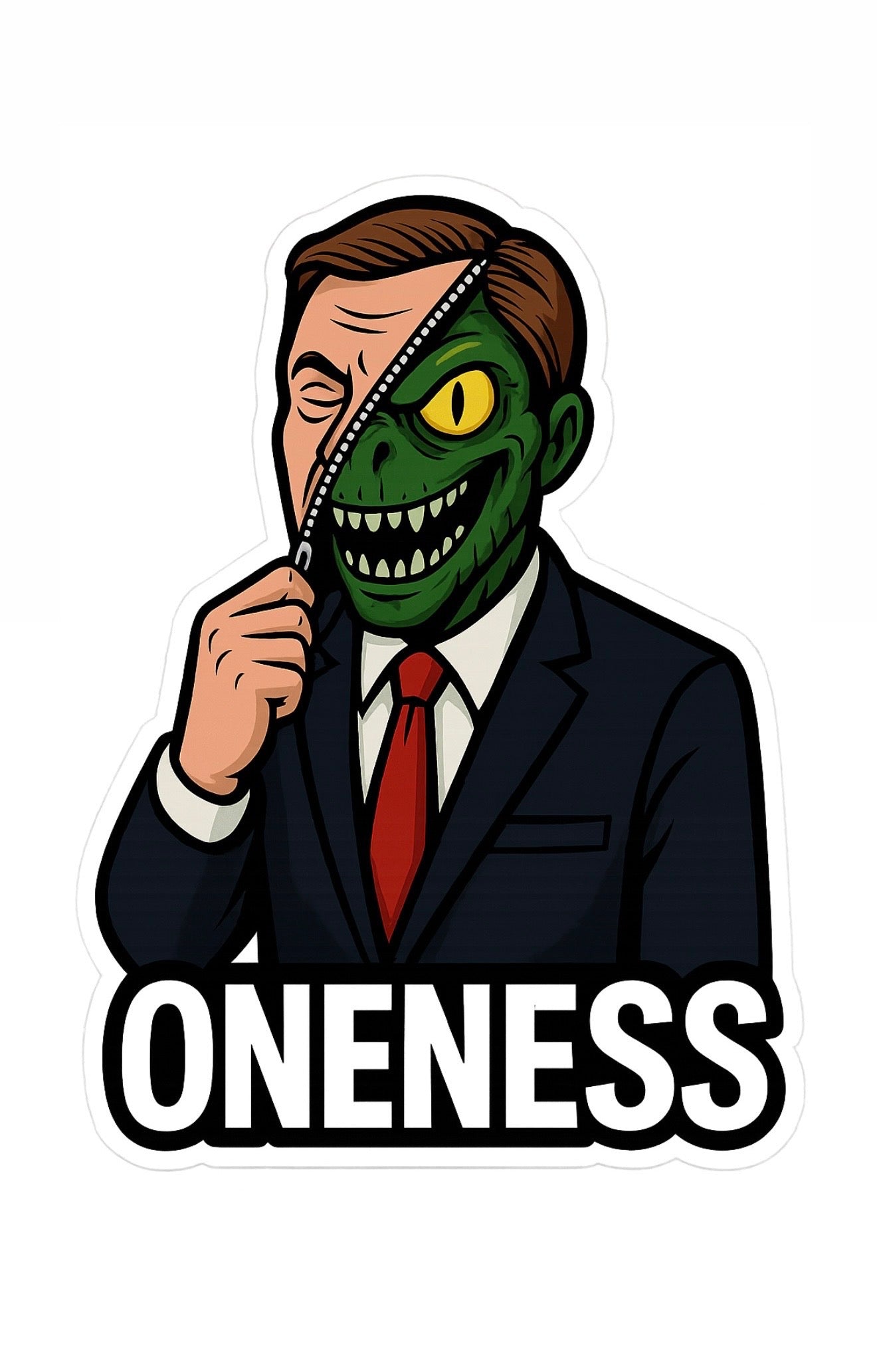 Oneness Politician Sticker