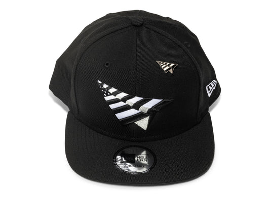 Paper Planes Logo Snapback Hat Black/White