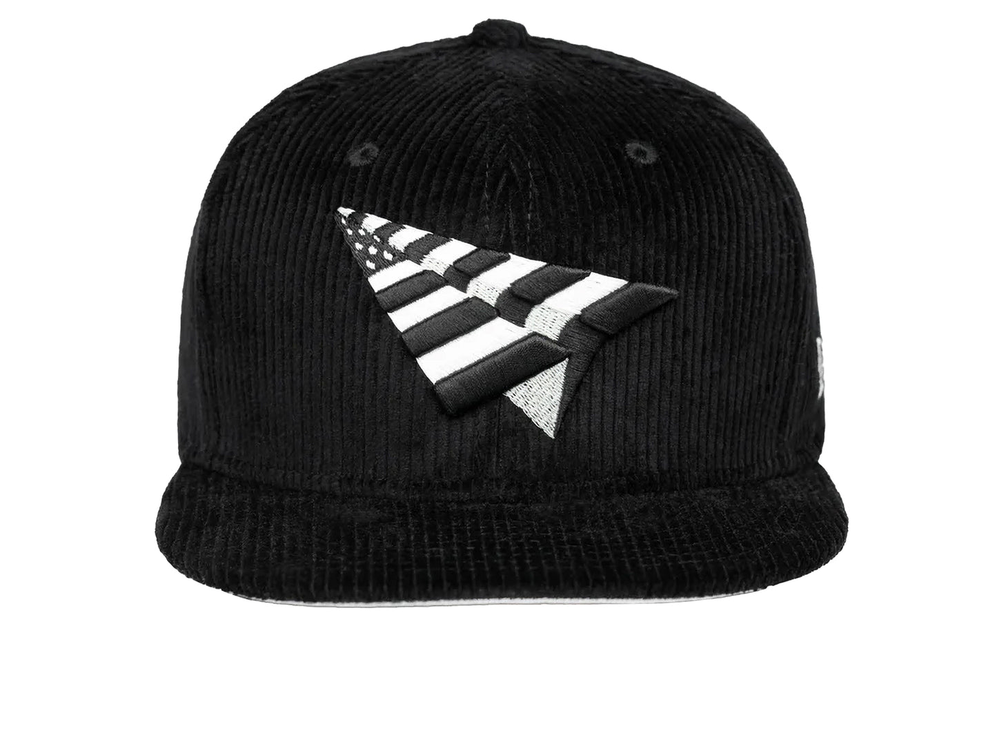 Paper Planes The Original Corduroy 59Fifty Fitted Crown Hat in Black