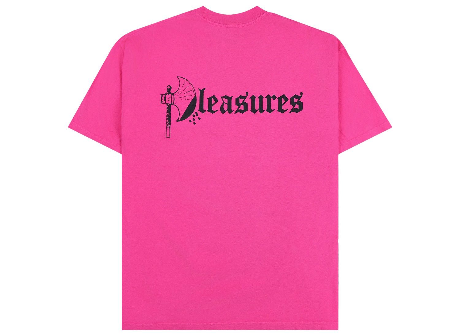 Pleasures Axed T-Shirt in Fuchsia Pink - view 2