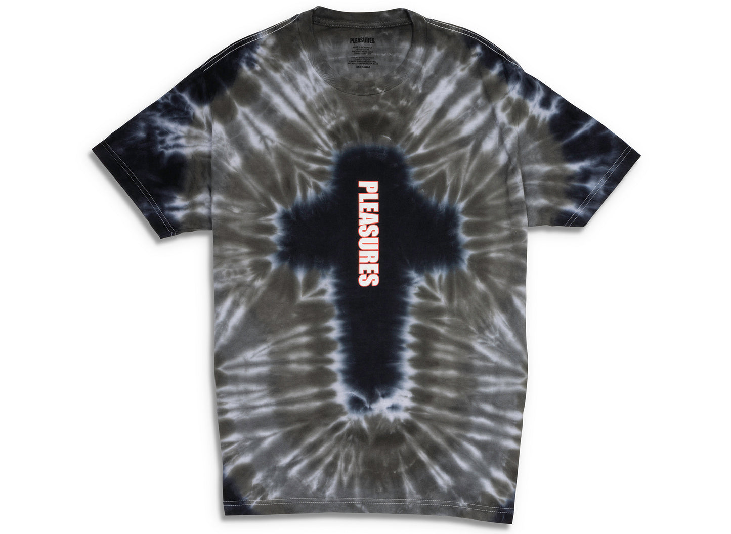 Pleasures Dyed Tee in Black