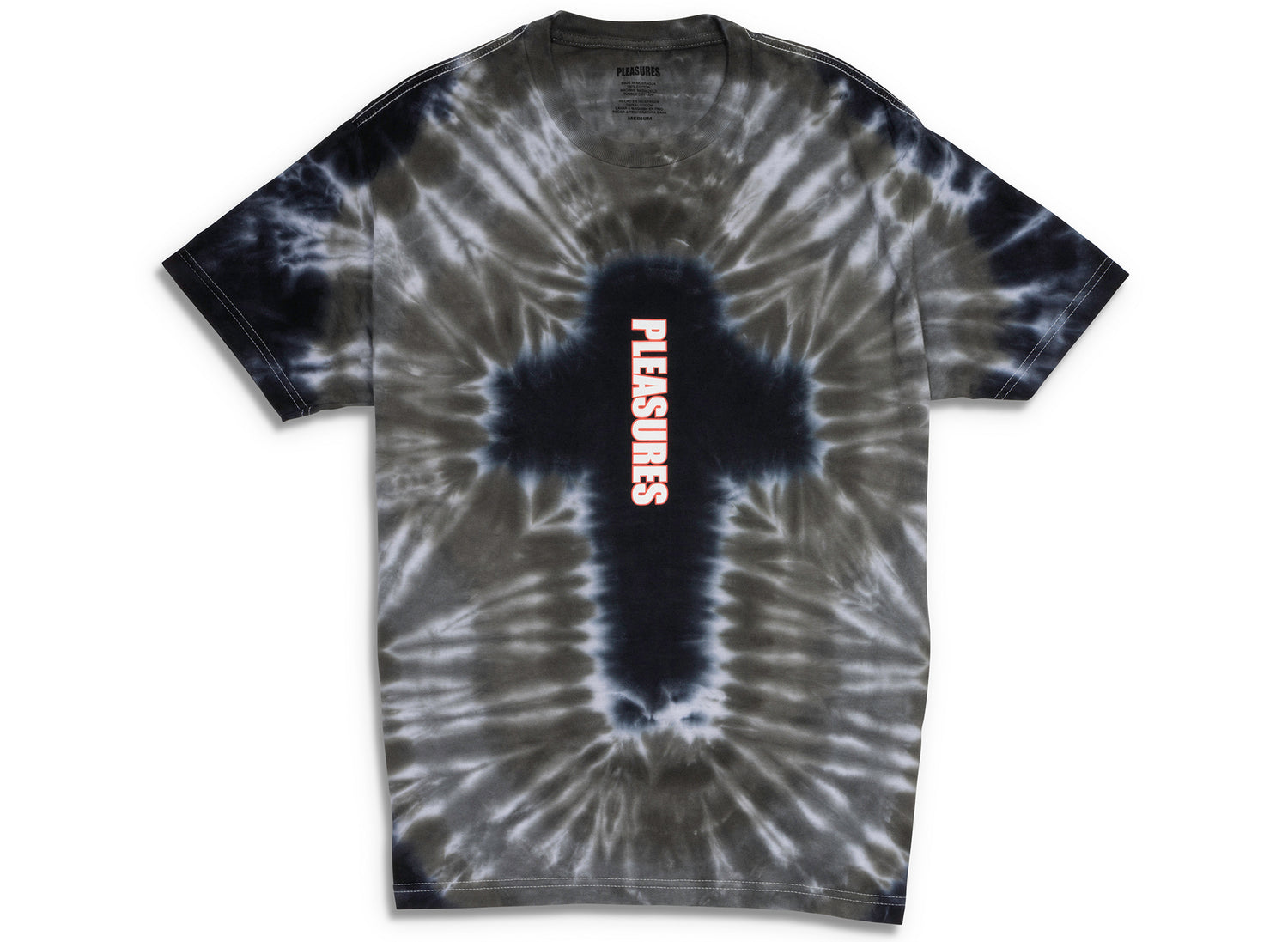 Pleasures Dyed Tee in Black
