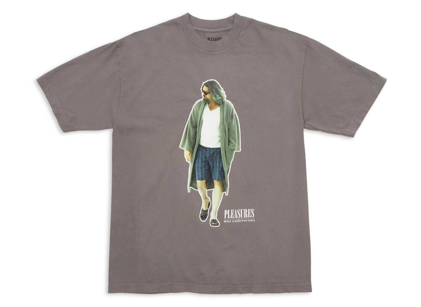 Pleasures x Big Lebowski Dude Tee in Charcoal