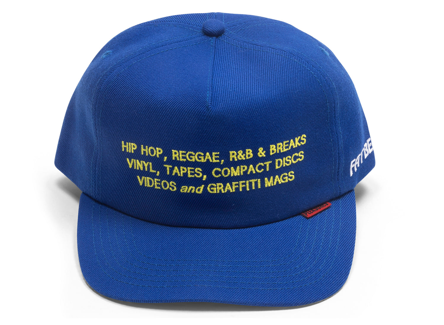 Pleasures x Fat Beats Sections Snapback in Royal