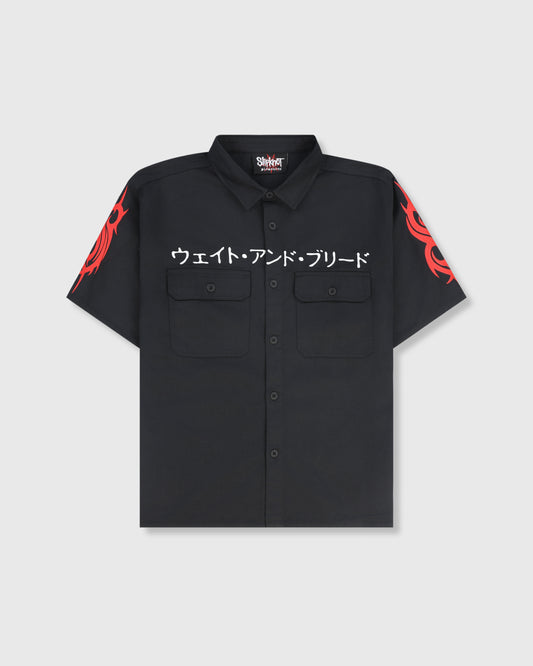 Pleasures  x Slipknot Bleed Work Shirt