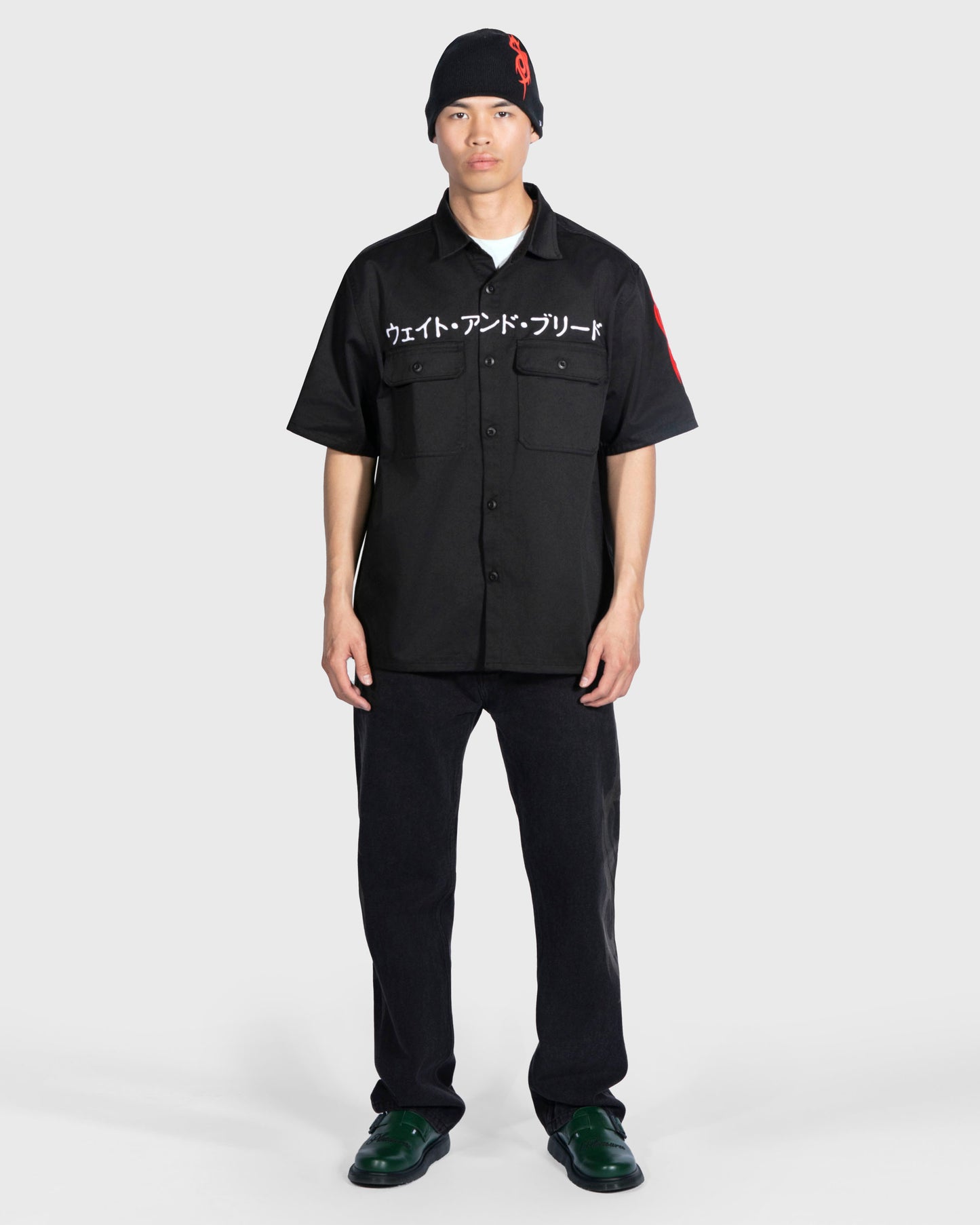 Pleasures x Slipknot Bleed Work Shirt - view 3