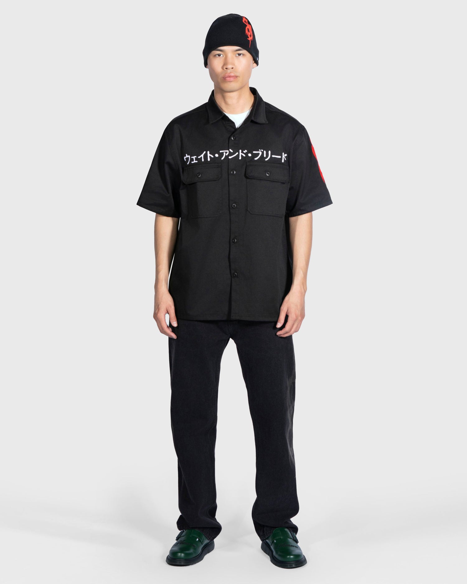 Pleasures x Slipknot Bleed Work Shirt - view 3