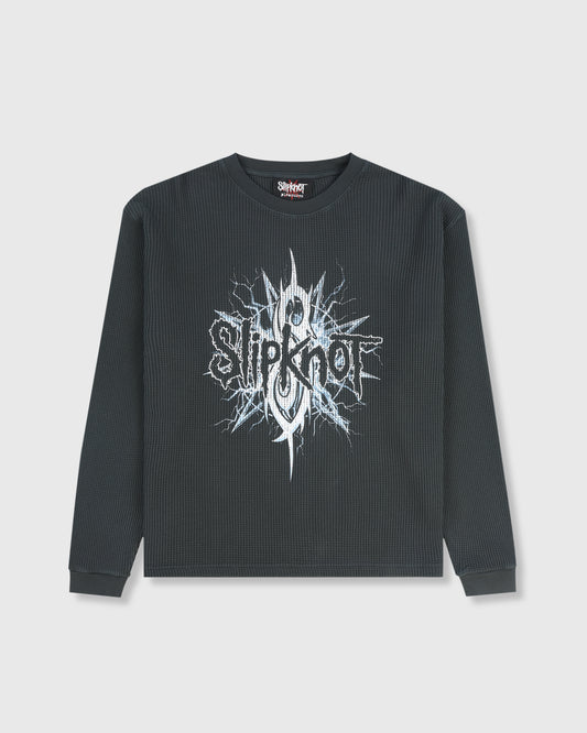 Pleasures  x Slipknot Split Thermal long Sleeve Tee